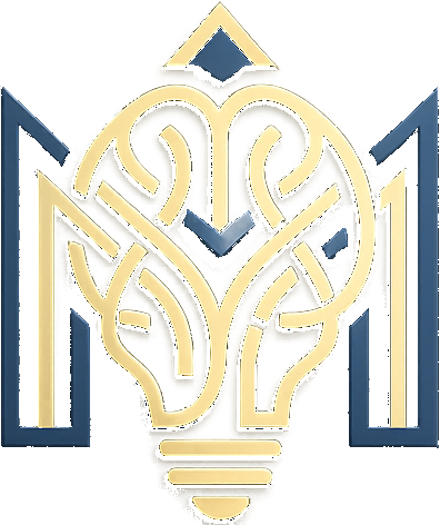 ThinkMemphis monogram: a gold M framing a lightbulb
